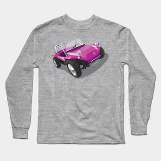 beach buggy in purple Long Sleeve T-Shirt